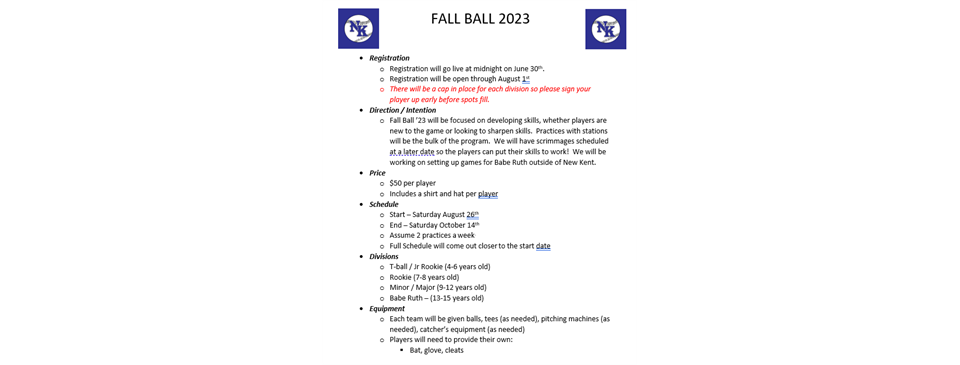 FALL BALL 2023 - Click picture to learn more!