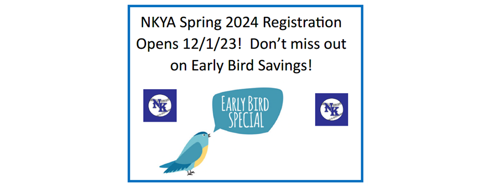 Spring Registration opens 12/1/23!